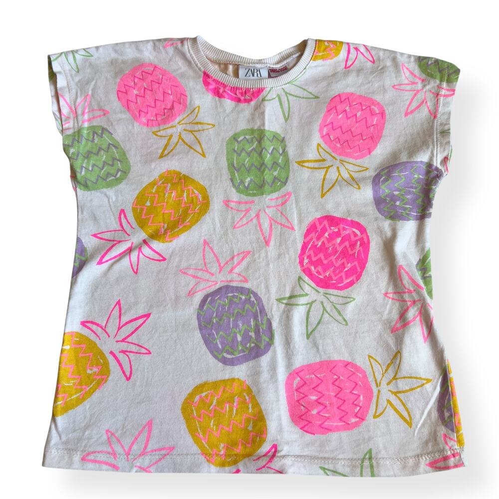Zara Girls Pineapple Tee